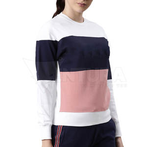 Sweatshirts 100% coton pour femmes conçus sur mesure Style décontracté à manches longues avec doublure pour l'hiver Sweatshirts à capuche teints en couleur unie - Product Image 2