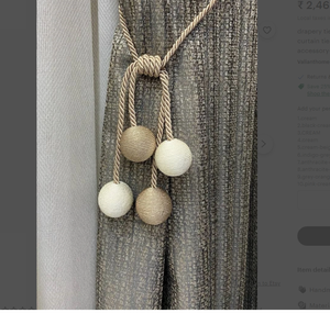 Drapery Tie-drapery Tie Backs-curtain Decoration-curtain Ties-curtain Belt-curtain Decor-curtain - Product Image 1