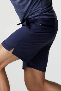 Short d'athlétisme de basket-ball de gymnastique avec logo personnalisé pour hommes Style de rue solide non tissé Entraînement Fitness Sports Jogger Streetwear - Product Image 4