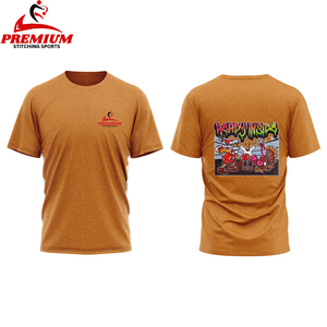 ผู้ผลิตเสื้อยืดผู้ชายขนาดใหญ่พิเศษ 300gsm เสื้อยืดพิมพ์ลายเนื้อหนา ผ้าฝ้าย เสื้อยืดผ้าฝ้ายเนื้อหนักสั่งทำพิเศษ 100% - Product Image 2