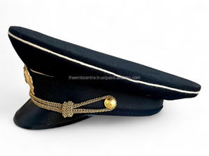 Gorras de Uniforme Personalizadas con Visera Bordada en Dorado, Gorras Personalizadas de Pakistán - Product Image 5