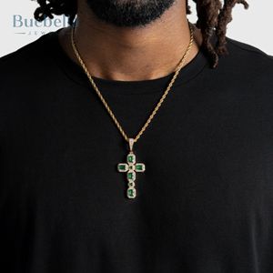 Vente flash Collier en argent 925 plaqué or 18 carats avec chaîne en boîte, bijoux catholiques, croix pour femmes - Product Image 2