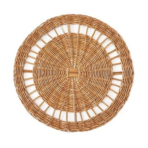 Manteles Individuales de Ratán Trenzado a Mano Clásicos, Elegantes Manteles con Diseño Floral para Decoración de Bodas, Navidad y Reuniones Familiares - Product Image 5