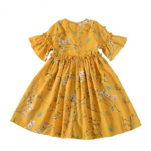 Mini vestido transpirable ecológico de verano de talla grande de diseño único para niñas de 6 a 11 años, fiesta sostenible al por mayor para mujeres - Product Image 2