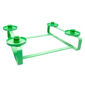 Pretty Green Four-Head Metal Iron Candle Stand Christmas Tabletop Decorativo Taper Candle Holder Mesa de comedor Home Garden Use - Product Image 1