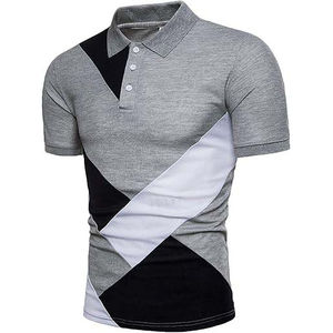 Polo de Manga Corta para Hombre de Alta Calidad, Color Sólido, con Logotipo Personalizado Impreso, al por Mayor, Blanco Puro, Uniforme Deportivo de Golf, Tejido de Punto - Product Image 6