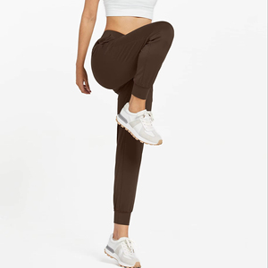 Ropa de yoga para mujer, pantalones para correr, pantalones de chándal de algodón de gran tamaño para mujer, pantalones cargo para mujer - Product Image 4