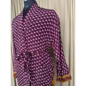 Men's <b>Kimono</b> Robe Silky Soft Elegant Vintage Style Classic Sustainable <b>Beach</b> Lounge Wear for House <b>Beach</b> Timeless Gift Idea - Product Image 6