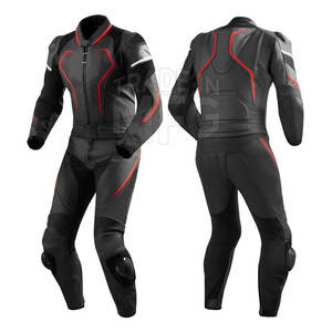 Combinaison de moto sur mesure en cuir pour hommes grande taille 2024 bas quantité minimale de commande meilleure vente sur hommes emballage personnalisé de haute qualité vêtements de sport pour adultes - Product Image 6