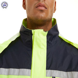 Full Sleeves <b>Safety</b> Jacket Premium Quality Wholesale 2024 Working Wear Customized Logo Printing Light Weight Quick Dry For Men - Product Image 5