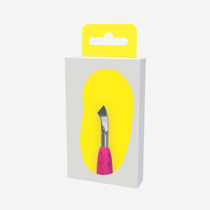 Dissolvants de cuticules d'ongles en acier inoxydable Lames tranchantes Poussoirs d'ongles en acier inoxydable avec couteau Cuticules d'ongles double face - Product Image 3