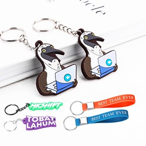 Porte-clés en PVC en caoutchouc de dessin animé créatif 2025 pour les coffrets cadeaux d'accessoires de mode et la vente en gros - Product Image 2