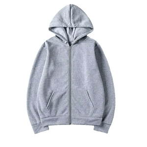 Venta al por mayor personalizado de alta calidad OEM ODM servicio liso logotipo 100% algodón poliéster sólido en blanco de gran tamaño hombres color sólido Sudadera con capucha - Product Image 6