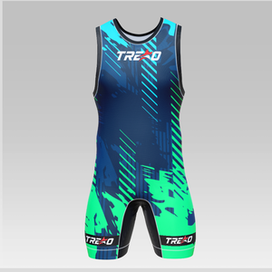 Combinaison de lutte en gros pour hommes, sublimation personnalisée, extensible, arts martiaux, équipement respirant, combinaison de lutte athlétique OEM - Product Image 4