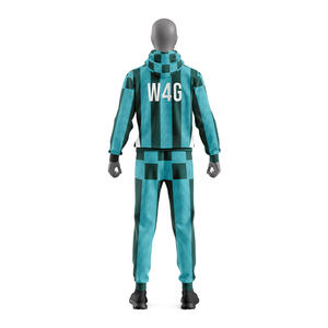 Survêtements sportifs personnalisés pour hommes, hiver, à capuche, grande taille, poids moyen, respirants, écologiques, appliqués, polyester/coton imprimé - Product Image 5