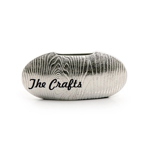 Maceta de metal color plata, florero de la mejor calidad, forma redonda, florero para flores artificiales, para uso en hoteles y restaurantes. - Product Image 3