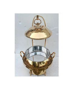 Equipo Comercial, Calentador de Comida Árabe de Dubái, Juego de Buffet con Calentamiento a Combustible, Olla Caliente, Calentador de Alimentos de Acero Inoxidable, Estilo Art Deco - Product Image 1