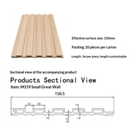 Panel de Revestimiento de Pared de Fibra de Bambú Impermeable Personalizado, Revestimiento Decorativo Interior Moderno para Proyectos de Diseño de Hoteles y Restaurantes
