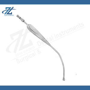 Vente chaude Tube d'aspiration manuel en acier inoxydable Yankauer avec poignée Connecteur de pointe d'aspiration Instrument chirurgical Autoclavable CE - Product Image 6