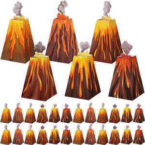Decoraciones para fiestas de volcanes, contenedores de dulces de volcán de 6 pulgadas, cajas de regalos Goodie para bolsas de recuerdo de fiesta de cumpleaños, suministros - Product Image 2