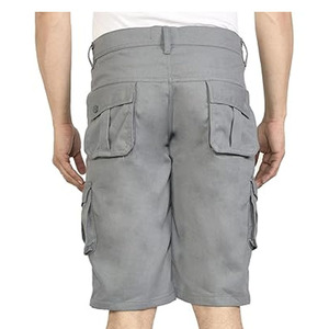 Short de survêtement uni de haute qualité pour hommes, sport thani aeil, vente en gros, nouveau style, noir uni, short pour hommes avec logo personnalisé - Product Image 3