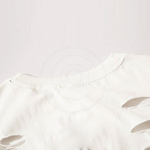 Camiseta Desgastada con Bordado de Logotipo Personalizado, Mejor Precio, Color Personalizado, Hecha en Pakistán - Product Image 4