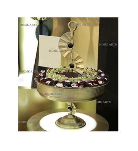 Ensemble de 2 bols en chocolat en fer avec base en bois, forme ronde, taille personnalisée, bol à dessert au prix le plus bas - Product Image 3