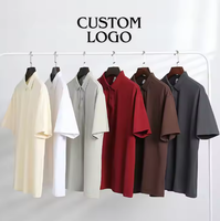 T-shirt décontracté personnalisé pour homme à col en V et manches courtes, haute qualité, 180 grammes, impression numérique du logo, design vierge, en molleton
