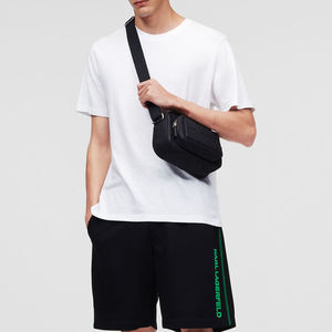 Stock bajo MOQ disponible más vendidos 100% tela de algodón 190 GSM cuello redondo media manga liso camisetas de hombre logotipo personalizado Anti-retráctil - Product Image 5