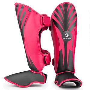 Espinilleras de Cuero Personalizadas para Muay Thai, Impresas a Medida, Ecológicas, Profesionales, para Entrenamiento de Kickboxing al Aire Libre - Product Image 4