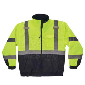 Service OEM Veste de sécurité respirante réfléchissante haute visibilité 100% Polyester Offre Spéciale - Product Image 3