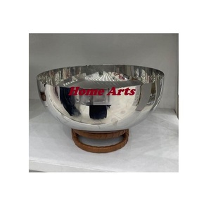 Hammered Stainless Steel Chocolate Bowl With Stand Exclusive Quality Hotelware <b>Dessert</b> Bowl With Stand - Product Image 6