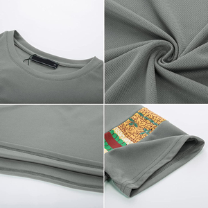 Ensemble T-shirts unisexes personnalisés avec short de haute qualité 100% coton décontracté séchage rapide panneaux personnalisés conceptions pour hommes Streetwear - Product Image 4