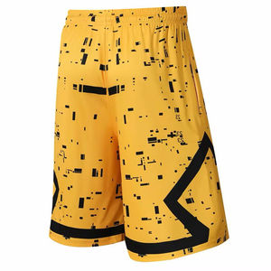 Short de basket-ball personnalisé pour hommes Short de sport brodé en gros Vintage Mid Drawstring Respirant OEM Service - Product Image 2