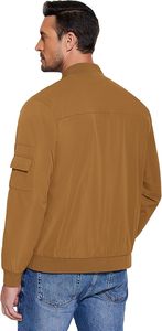 Chaqueta de bombardero Taslan de moda duradera Premium para hombre con logotipo personalizado, ropa de abrigo ligera y cómoda con opción de logotipo personalizado - Product Image 2