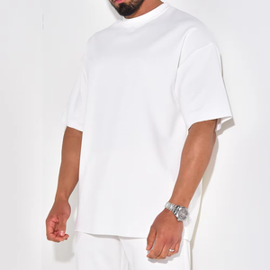 2025 Wholesale Custom Breathable <b>Oversized</b> Short Sleeves <b>T</b> <b>shirt</b> For Men Factory Rate <b>Plain</b> Blank Solid <b>T</b> <b>shirt</b> For Men - Product Image 2