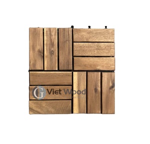 กระเบื้องพื้นไม้เวียดนาม รุ่น GV-012A ทำจากไม้กระถินเวียดนาม แบบประกบติดตั้งง่าย ทนทาน ดีไซน์ทันสมัย ผิวด้านเคลือบน้ำมัน รับประกันมากกว่า 5 ปี - Product Image 4
