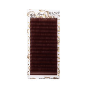 Matte lash extensions brown brownie lash vendor <b>individual</b> cashmere brown bulk lashes wholesale 0.03 0.05 0.07 - Product Image 3