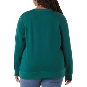 Vente en gros de chemise de sweat uni de haute qualité en coton oversize pour femmes nouveau style avec votre propre logo - Product Image 2