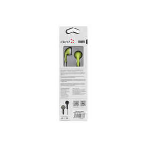 Casque intra-auriculaire filaire Netzy Zore KWY 102 vert avec microphone, audio haute fidélité, interfaces 3,5 mm et Type-C - Product Image 1