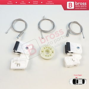 ชุดซ่อมมอเตอร์กระจกไฟฟ้าหน้าขวา รุ่น BWR5218 สำหรับรถยนต์ Elantra HD ปี 2005-2011 และ Sonata NF ปี 2005-2008 รหัสอะไหล่ 824812H000 - Product Image 2