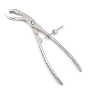 Rongeurs de hueso personalizadas, equipo de cirugía oral de 15cm, fórceps de sujeción de hueso de laboratorio médico, acero inoxidable alemán - Product Image 1