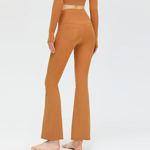 Mallas de algodón de alta durabilidad para mujer Pakistán moda ecológica Casual Yoga Deporte Pantalón Logo cintura diseño para damas - Product Image 2