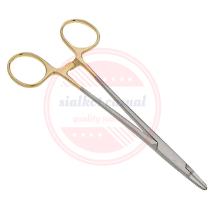 ที่ขายดีที่สุดโลโก้ที่กำหนดเองพิมพ์เดี่ยวใช้เข็มยึด Forceps/บริการ OEM ขายส่งผู้ผลิตผู้ถือเข็ม - Product Image 1