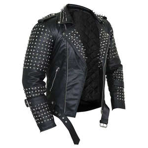 Custom Men's Long Fashion <b>Racer</b> <b>Jacket</b> Punk Style Genuine Sheep Skin Leather Embroidered Letterman Motorcycle Biker Racing Front - Product Image 1