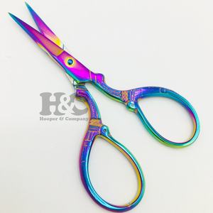 Ciseaux populaires ciseaux à ongles en acier inoxydable personnalisés pour maquillage manucure droite pour le soin des ongles mer PVC pochette Logo ciseaux - Product Image 4