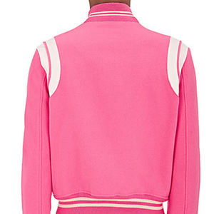 OEM personalizado bordado Logotipo de cuero de la motocicleta chaqueta Bomber Letterman Varsity chaqueta de béisbol de la universidad para los hombres - Product Image 2