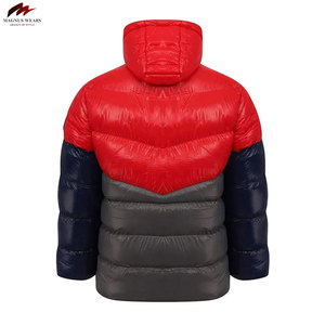 OEM Customizable Breathable <b>Mandarin</b> <b>Collar</b> Men's Winter Puffer <b>Jacket</b> Solid Canvas Street Wear Fashionable Outdoor Design Sale - Product Image 2
