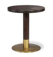 Table d'appoint extérieure en métal de style antique et contemporain avec plateau en verre trempé, table basse de bar en velours pliable pour usage hôtelier