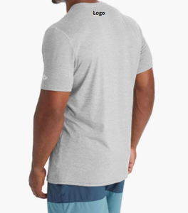 เสื้อยืดคอตตอนรัดไหล่ของผู้ชายแบบแห้งเร็วคุณภาพสูงสำหรับผู้ชายขายส่ง - Product Image 5